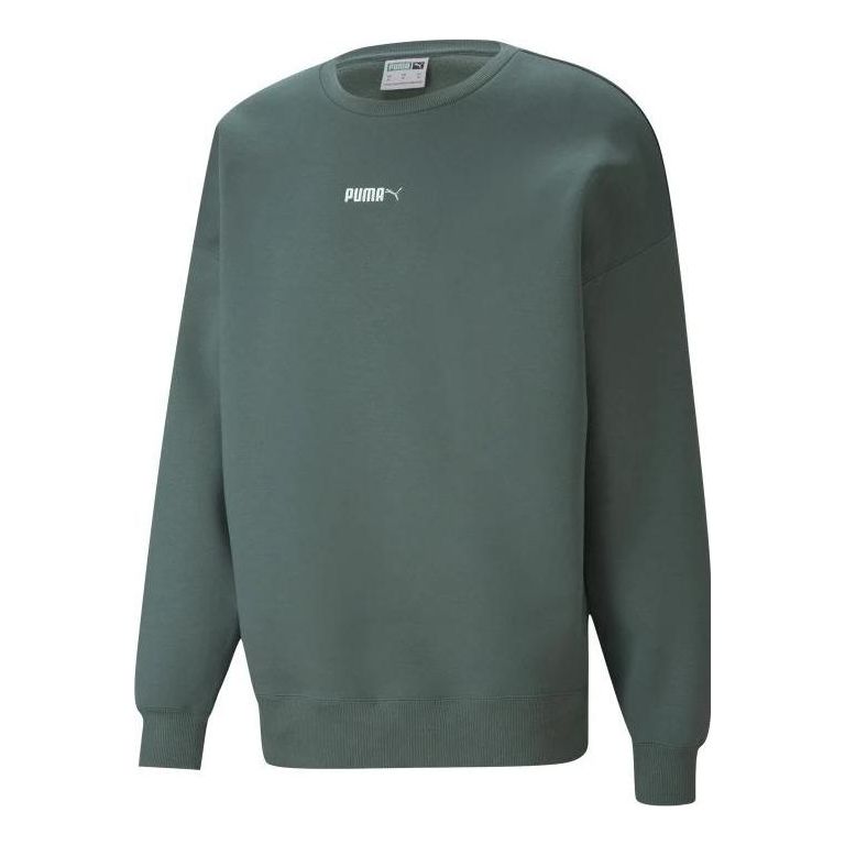 PUMA Small Logo Crew Neck Sweatshirt ' Green' 534365-68
