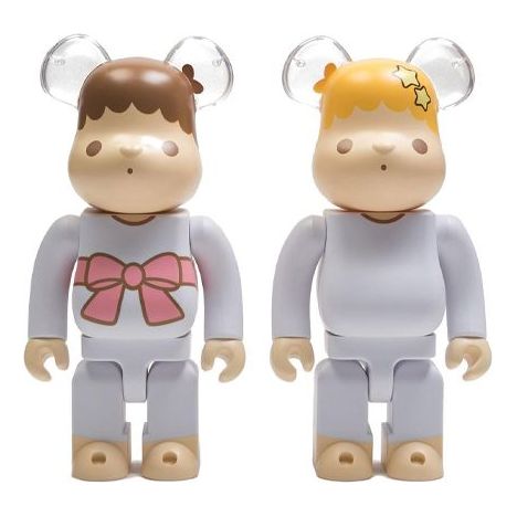 BE@RBRICK Little Twin Stars Kiki&Lala 400%+400% KIKI&LALA-2