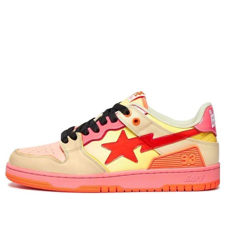 A BATHING APE Sk8 Sta 'Orange Pink' 1I30-191-003-ORANGE