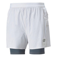 PUMA X First Mile 5" 2-In-1 Running Shorts 'White' 521408-72
