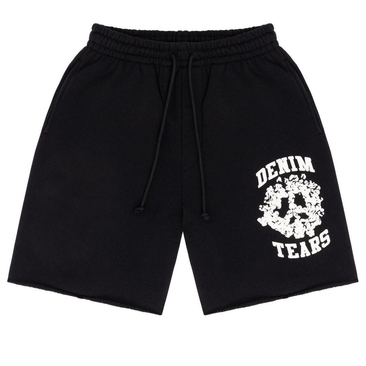 Denim Tears Denim University Sweat Shorts 'Black' 402-010-27