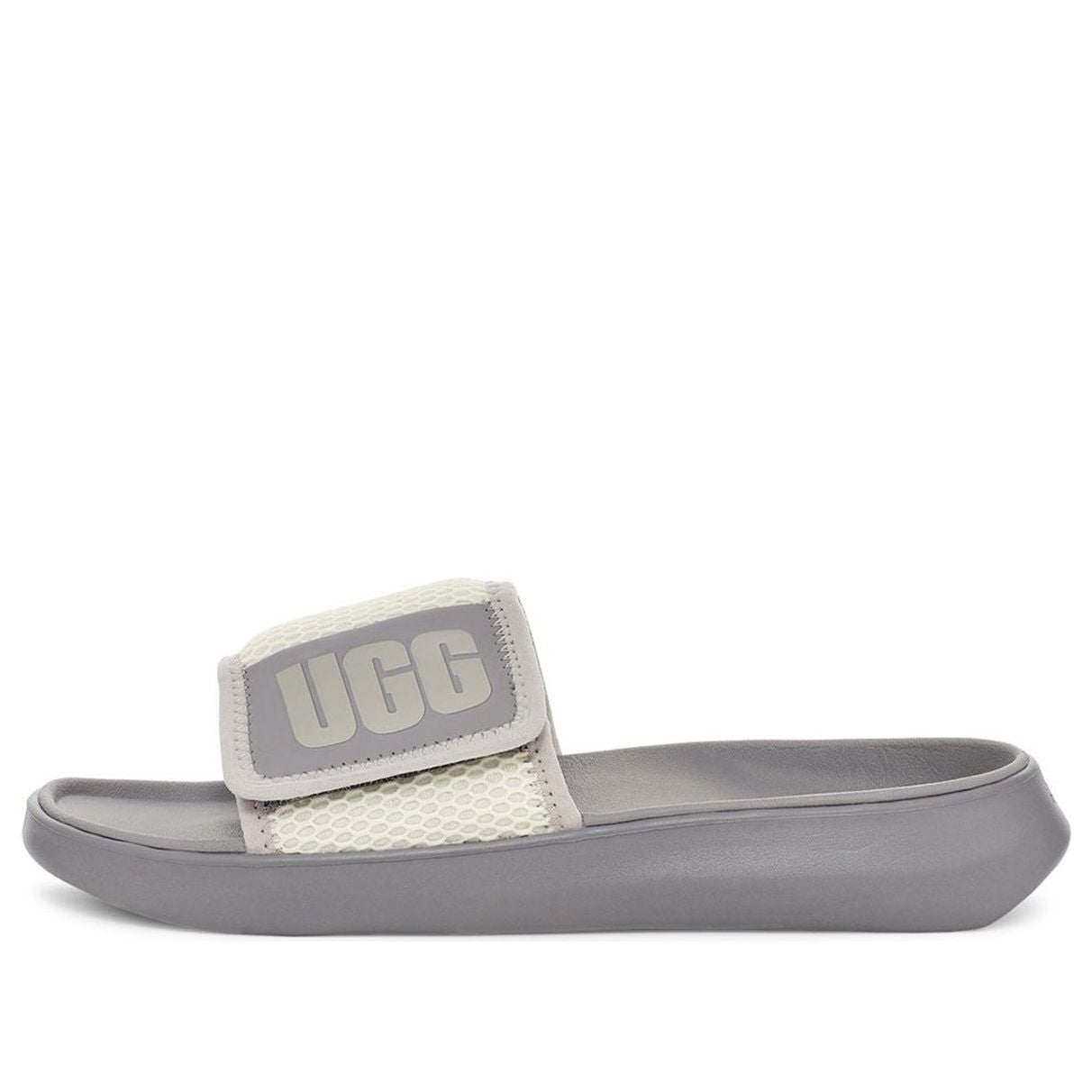 (WMNS) UGG LA Light Slide Gray Purple Slippers 1107911-SAFT