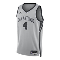 Nike Dri-FIT NBA De'Aaron Fox San Antonio Spurs 2025/26 Statement Edition Swingman Jersey 'Flat Silver' HM4882-009