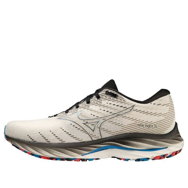Mizuno Wave Rider 26 2E Wide 'White Black' J1GC226301