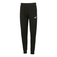 PUMA Essentials Logo Pants 'Black White' 588671-01