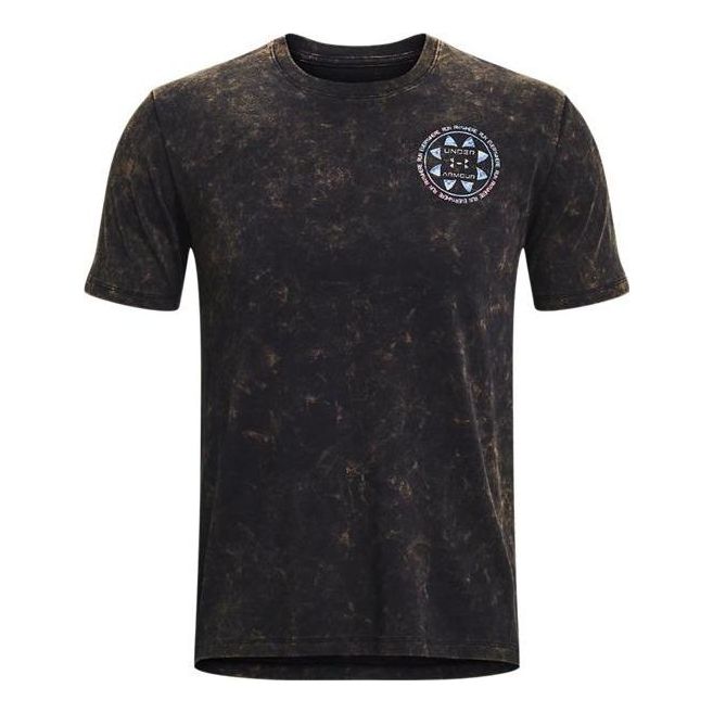 Under Armour Run Anywhere Short Sleeve T-shirt 'Black Multi' 1374228-001