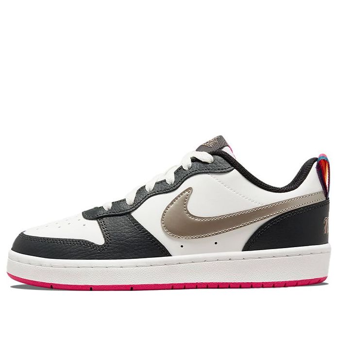 (GS) Nike Court Borough Low 2 SE 'Summit White Pink Prime' DJ0040-100