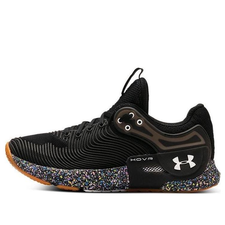 (WMNS) Under Armour Hovr Apex 2 Speckle Sports Shoes Black 3024558-001