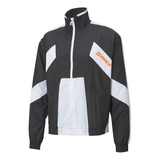 PUMA x The Hundreds Track Jacket 'Black White Orange' 596747-01
