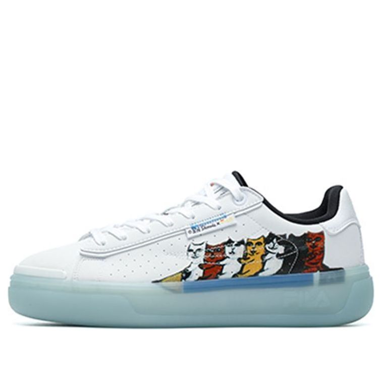 FILA Fashion Court Low-Top Sneakers White/Green F12M134352FWT
