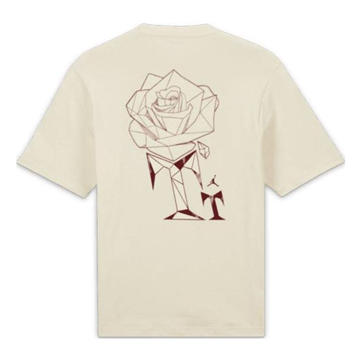 (WMNS) Air Jordan x Teyana Taylor T-Shirts 'Coconut Milk' FB2640-113