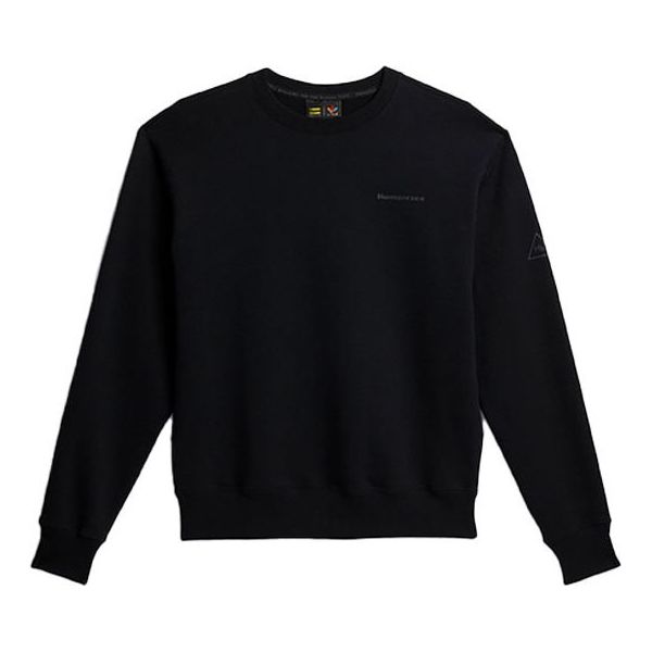 adidas originals x Fei Dong Pw Bas Crew Sports Ribbed Round Neck Pullover Unisex Black GT4329