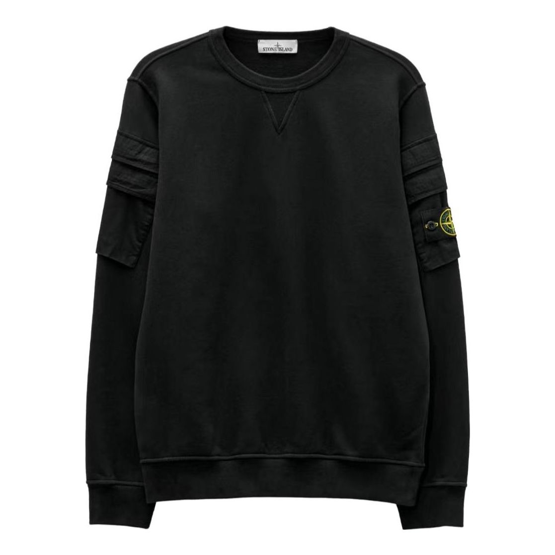 STONE ISLAND Double-Sleeve Pocket Sweatshirt 'Black' 791560577-V0029