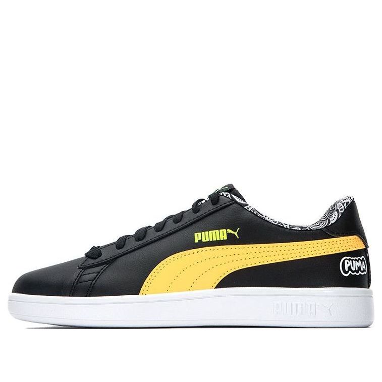 PUMA Smash V2 'Me Happy - Black Yellow' 386396-02