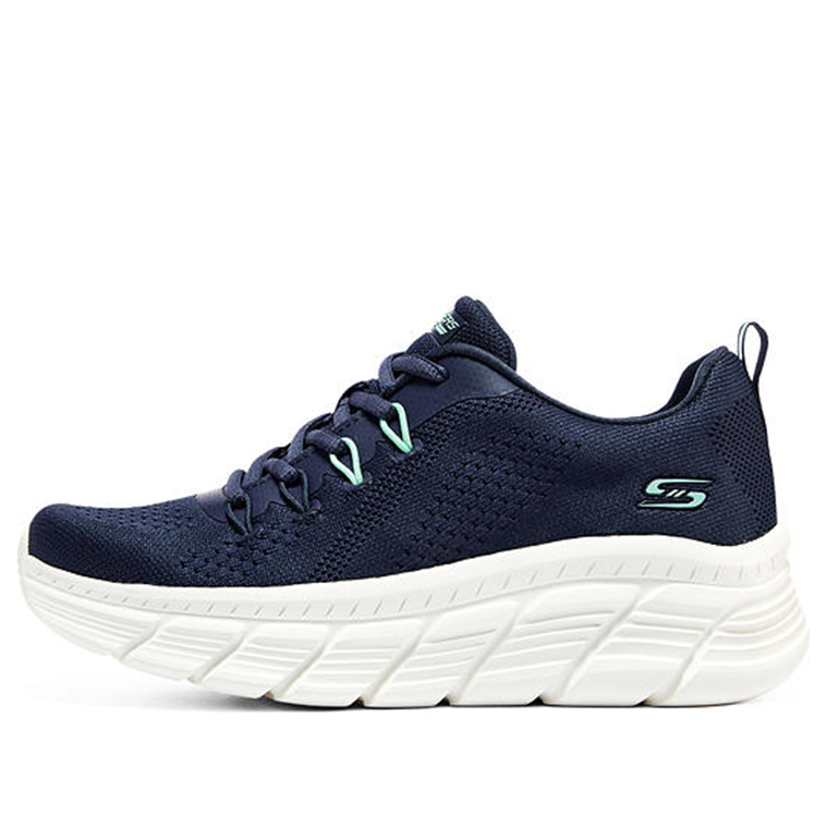 (WMNS) Skechers Bobs B Flex Hi 'Navy' 117382-NVY