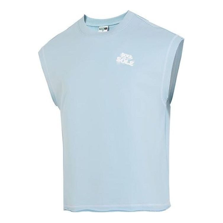 PUMA Sole Logo Vest 'Pale Blue' 626859-68