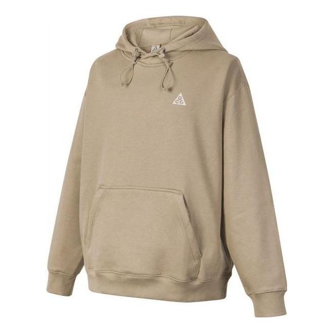 Nike ACG Therma-FIT Fleece Pullover Hoodie Asia Sizing 'Khaki' DZ3393-247