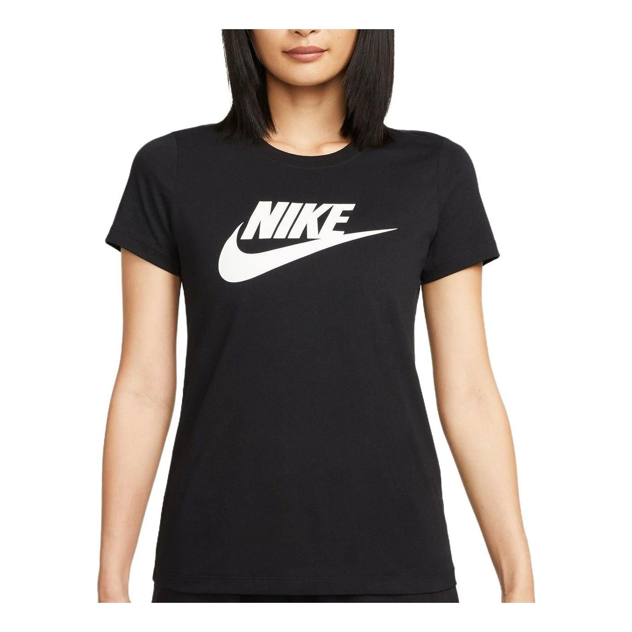 (WMNS) Nike Sportswear Essentials Logo T-Shirt 'Black' DV6095-010