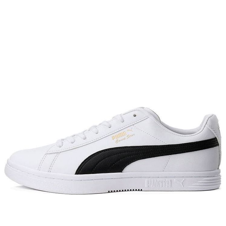 PUMA Court Star Low Top Casual Skate Shoes Unisex White Black 384676-01