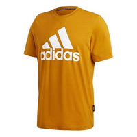 adidas Mh Bos Tee Letter Short-sleeve Tee Men Gold GC7347