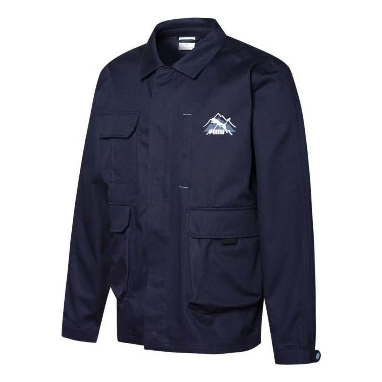 PUMA Camping Mountain Cargo Jacket 'Navy' 537423-43