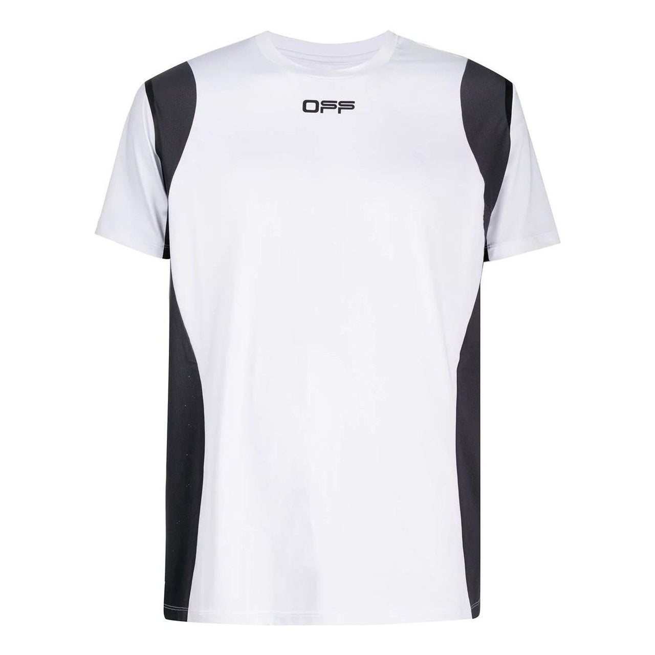 Men's Off-White Logo Printing Sports Short Sleeve Version White T-Shirt OMVA011I20JER0020106