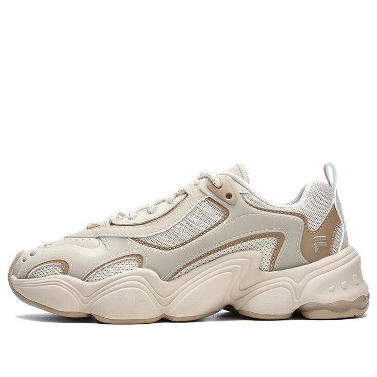 (WMNS) FILA FUSION TENACITY Chunky Sneakers 'White Beige' T12W311601FBF