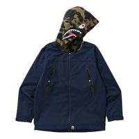 A Bathing Ape Shark Hood Jacket 'Navy' 1F70-140-009