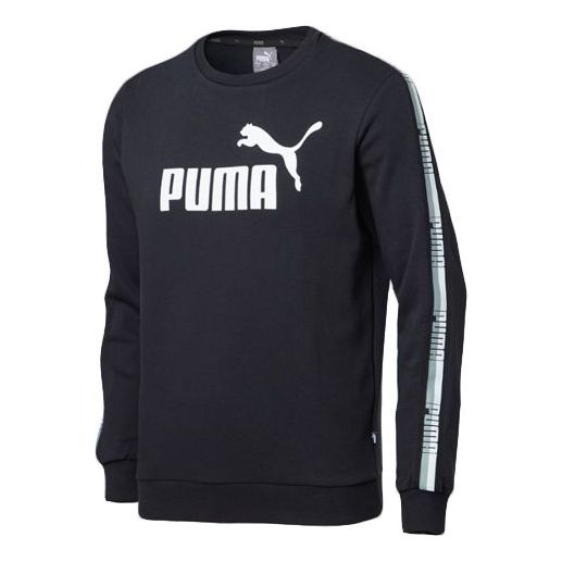 PUMA logo Printing Round Neck Black 853354-01
