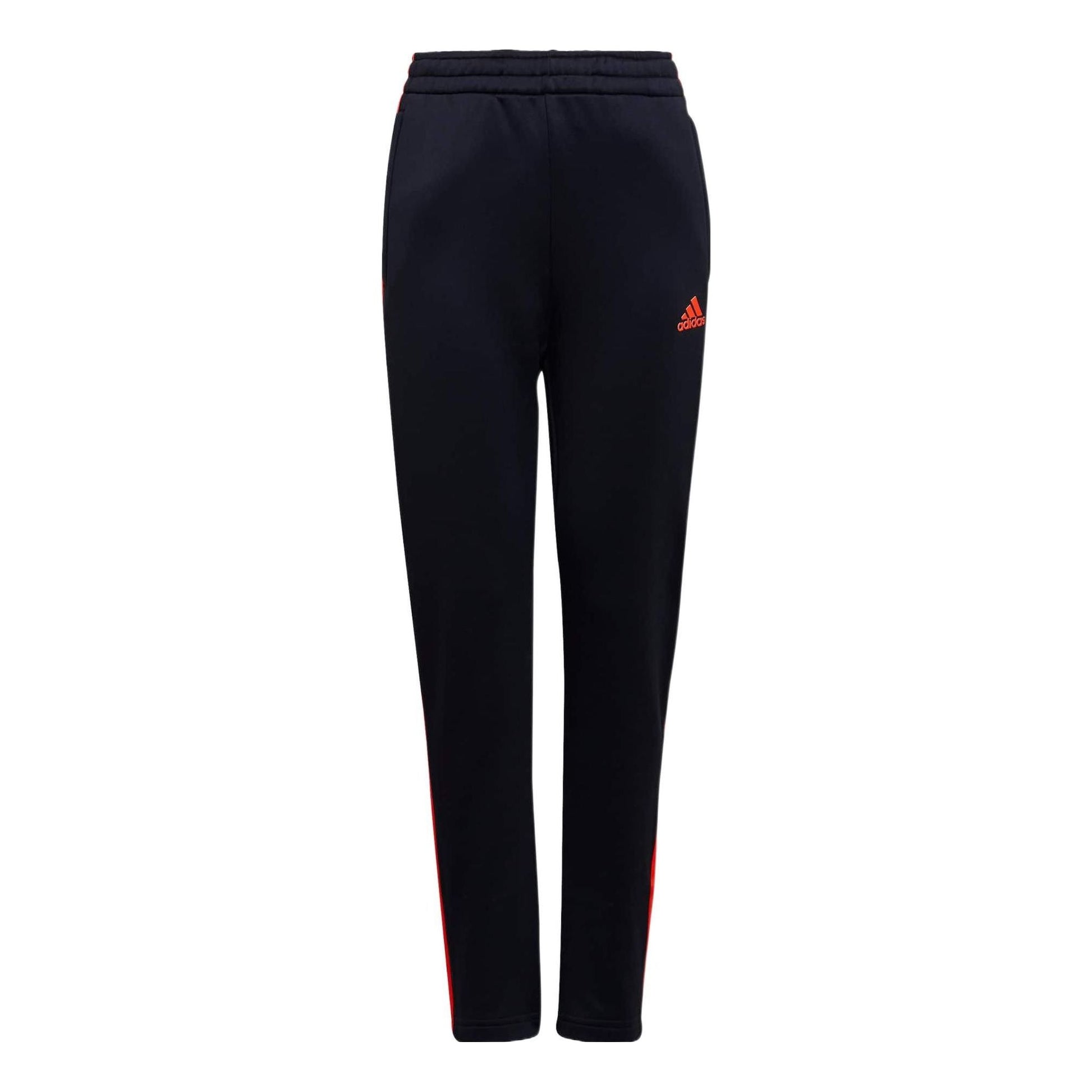 (GS) adidas AEROREADY Primegreen 3-Stripes Tapered Pants Asia Sizing 'Black Red' GS0354