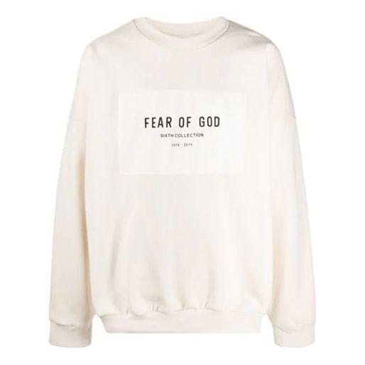 Fear of God Round Neck Pullover Unisex White FOG-SS20-113