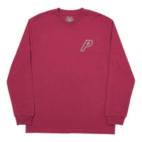 PALACE P-Link Longsleeve Cherry Red logo Long Sleeves P18FW190