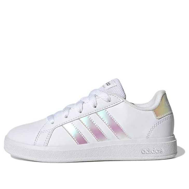 (GS) adidas Grand Court 2.0 Lifestyle Tennis 'White Iridescent' GY2326
