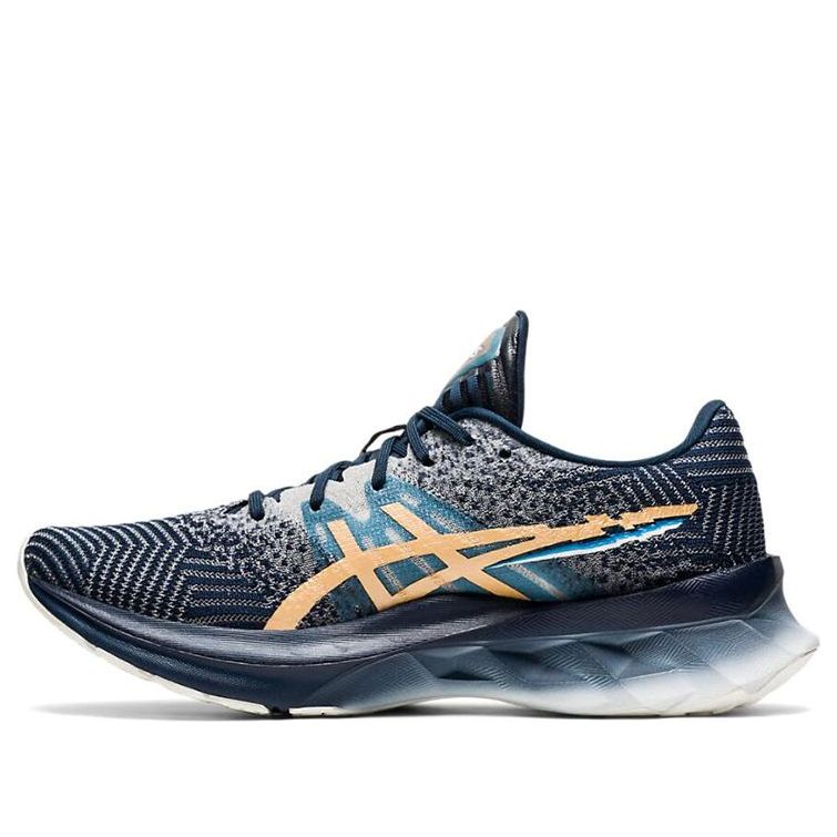 (WMNS) ASICS Novablast 'Pixel Noise - French Blue Champagne' 1012B006-400