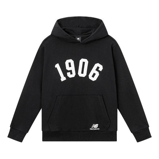 New Balance 1906 Logo Hoodie 'Black' AMT23333-BK