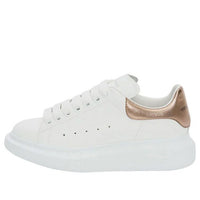 (WMNS) Alexander McQueen Oversized Sneaker 'White Rose Gold' 553770WHFBU9053