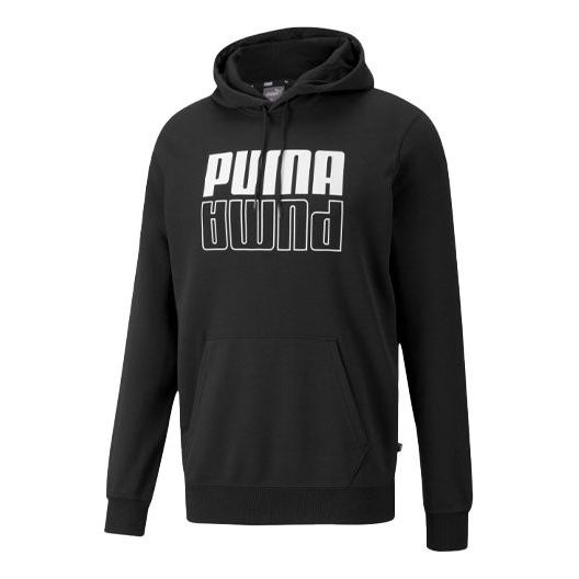 PUMA Contrasting Colors Logo Drawstring Black 846557-01