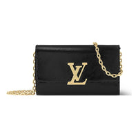 (WMNS) LOUIS VUITTON Pochette Louise Epi Leather Handbag 'Black' M23756