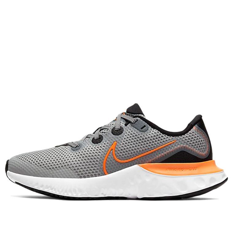 (GS) Nike Renew Run 'Light Smoke Grey Total Orange' CT1430-070
