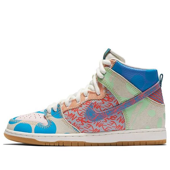 Nike x Thomas Campbell SB Dunk High 'What The' 918321-381