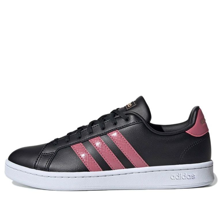 (WMNS) adidas neo Grand Court 'Black Pink' FW0798