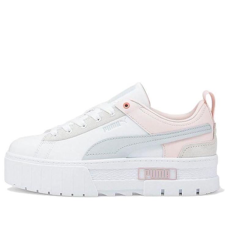 (WMNS) PUMA Mayze Low Tops Thick Sole Casual Skateboarding Shoes 383119-01