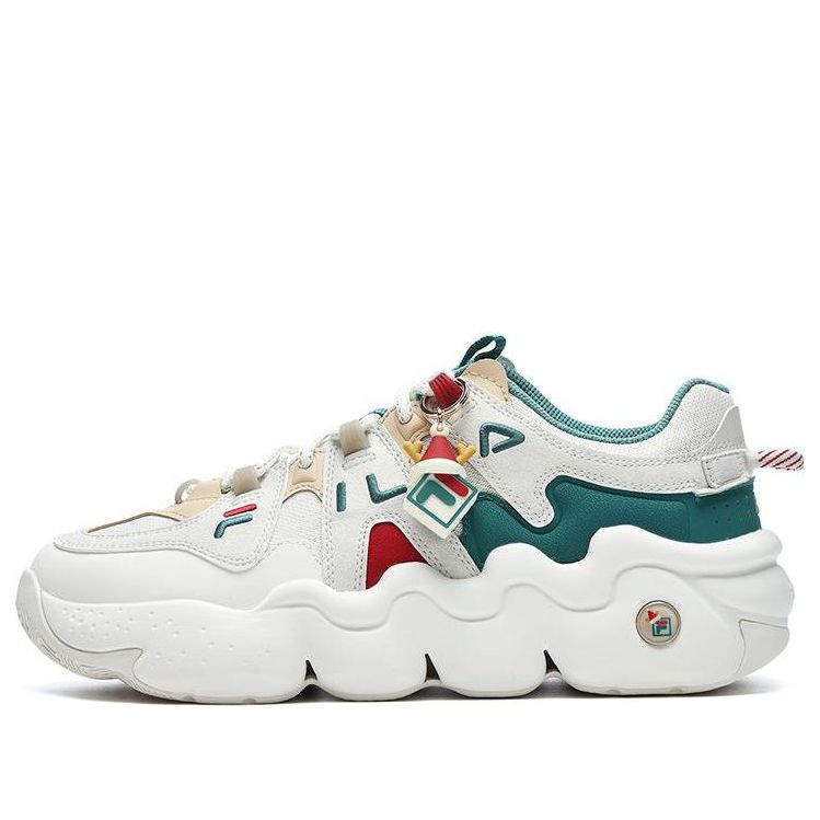 (WMNS) FILA Panini Xmas Shoes 'White Green' F12W312113FSL