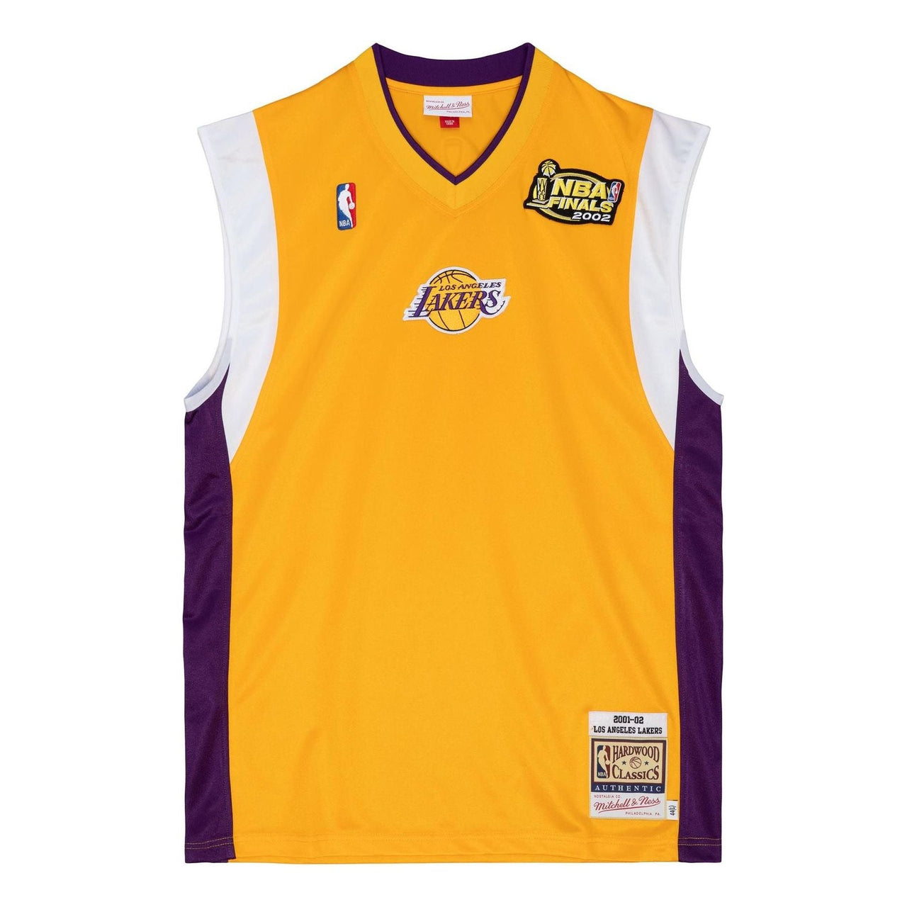 Mitchell & Ness x NBA Los Angeles Lakers 2001-02 Shooting Jerseys 'Yellow' ASSH1060-LAL01PPPGOLD