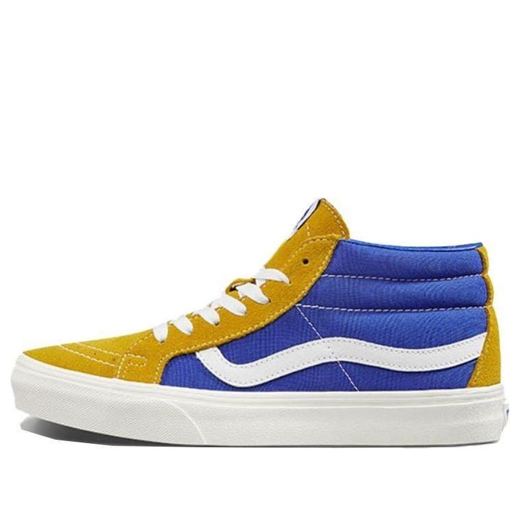 Vans SK8-Mid Yellow Blue Splicing Unisex 'Yellow Blue' VN0A391FTEU