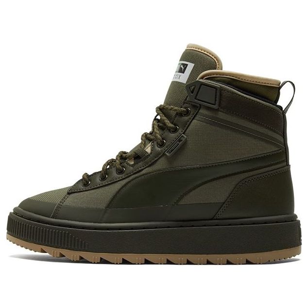 PUMA Unisex Suede Mid WTR Sneakers Green 380708-03