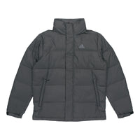 adidas Logo Print Casual Warm Sport Down Jacket Male Black GF0060