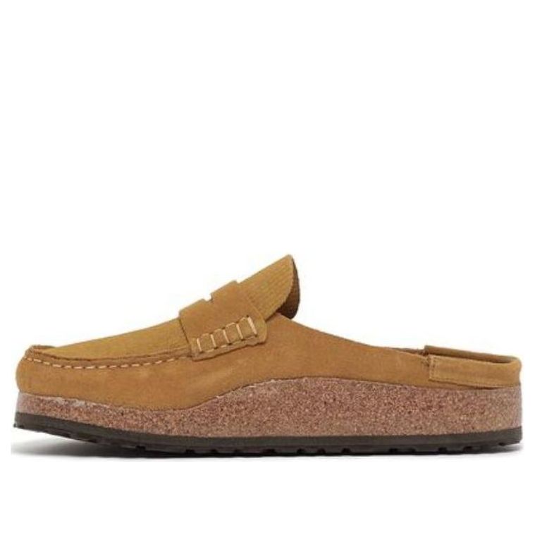Birkenstock Naples Suede Leather 'Corduroy Cork Brown' 1025472