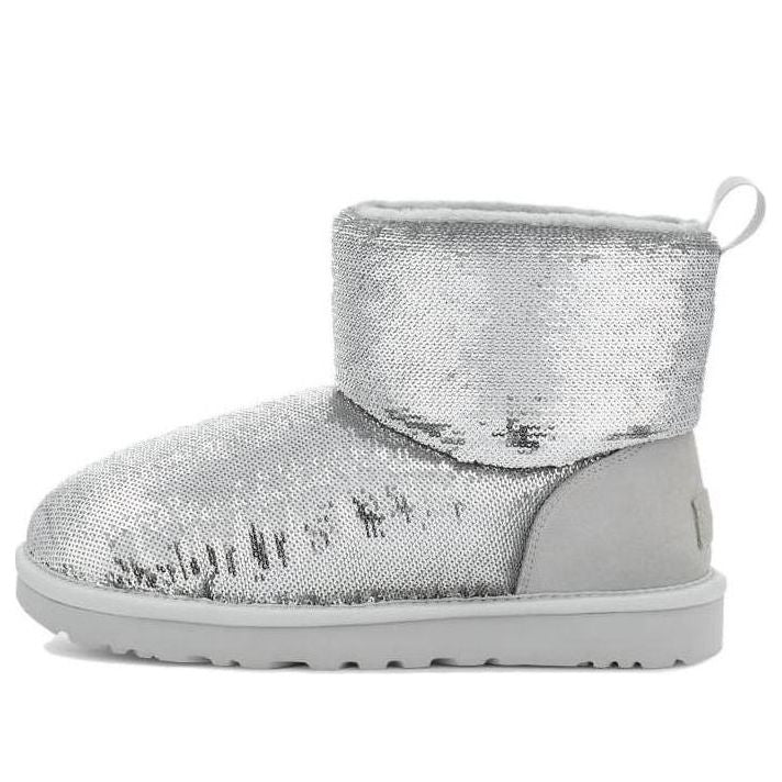 (WMNS) UGG Classic Mini Boot 'Mirror Ball Silver' 1151291-SLVR