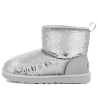 (WMNS) UGG Classic Mini Boot 'Mirror Ball Silver' 1151291-SLVR